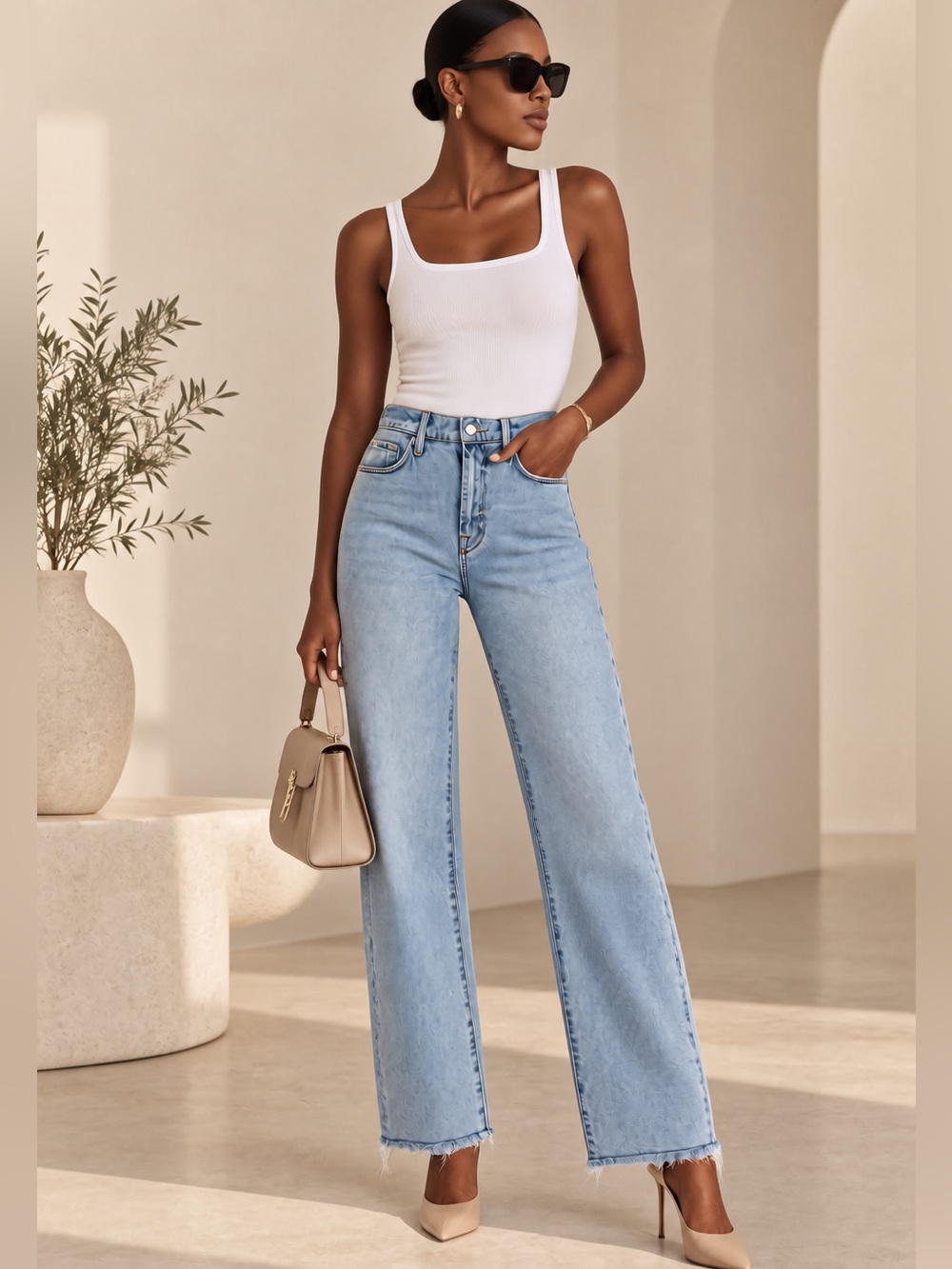 7 For All Mankind Wide Leg High-Rise Jeans 🍁✨
